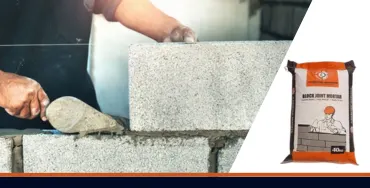 Block joint mortar
